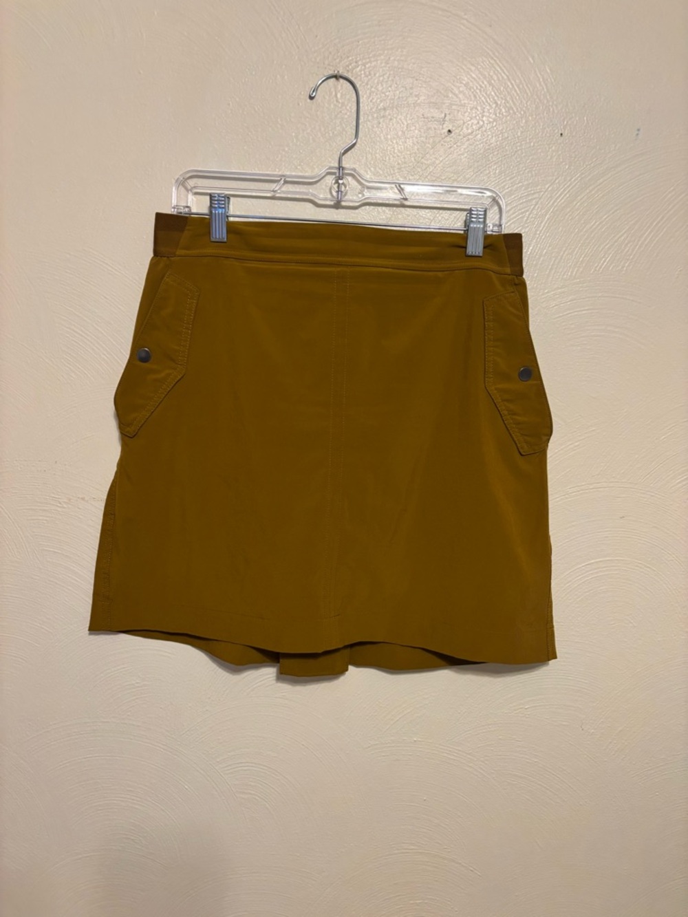 Athleta Skort Size 12 Mustard Athletic Skirt Built In Shorts